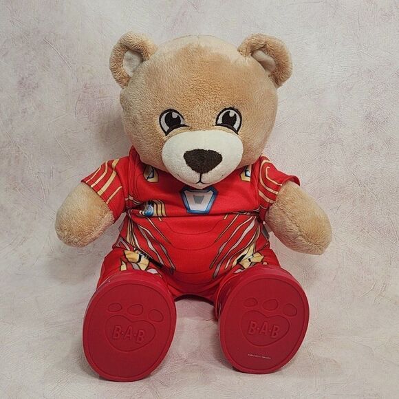 Ironman Build A Bear 12" Marvel Avengers Endgame Iron Man Outfit Plush Toy - Picture 1 of 7